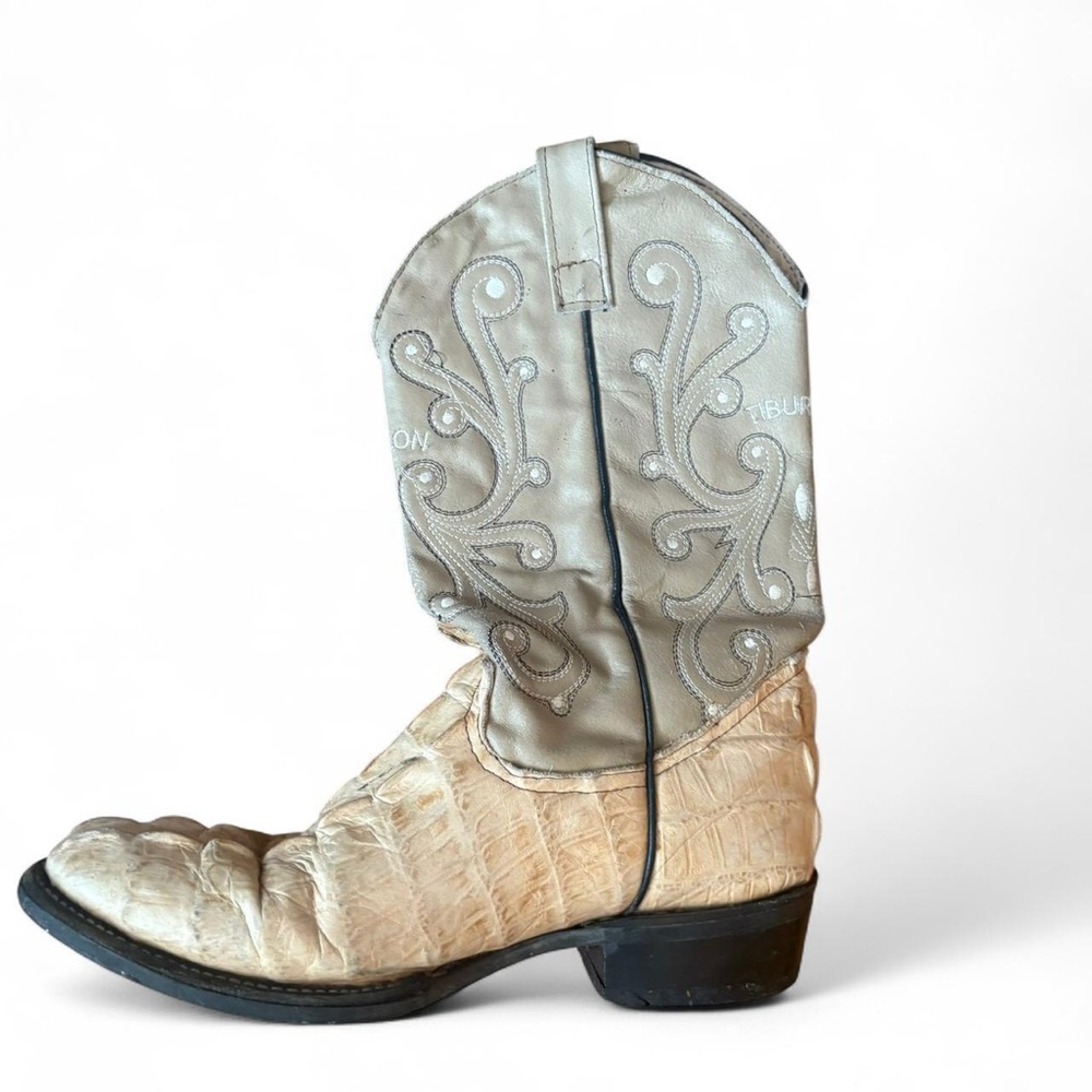 Genuine Shark /  Crocodile Cowboy Boots